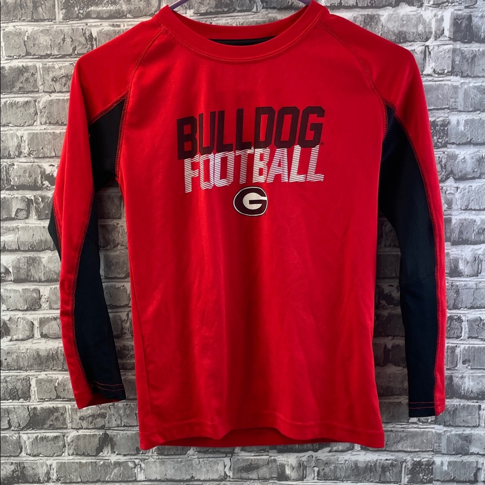 Georgia‎ Bulldogs 
Russell Athletic Red and Black Bulldog Football Long Sleeve
